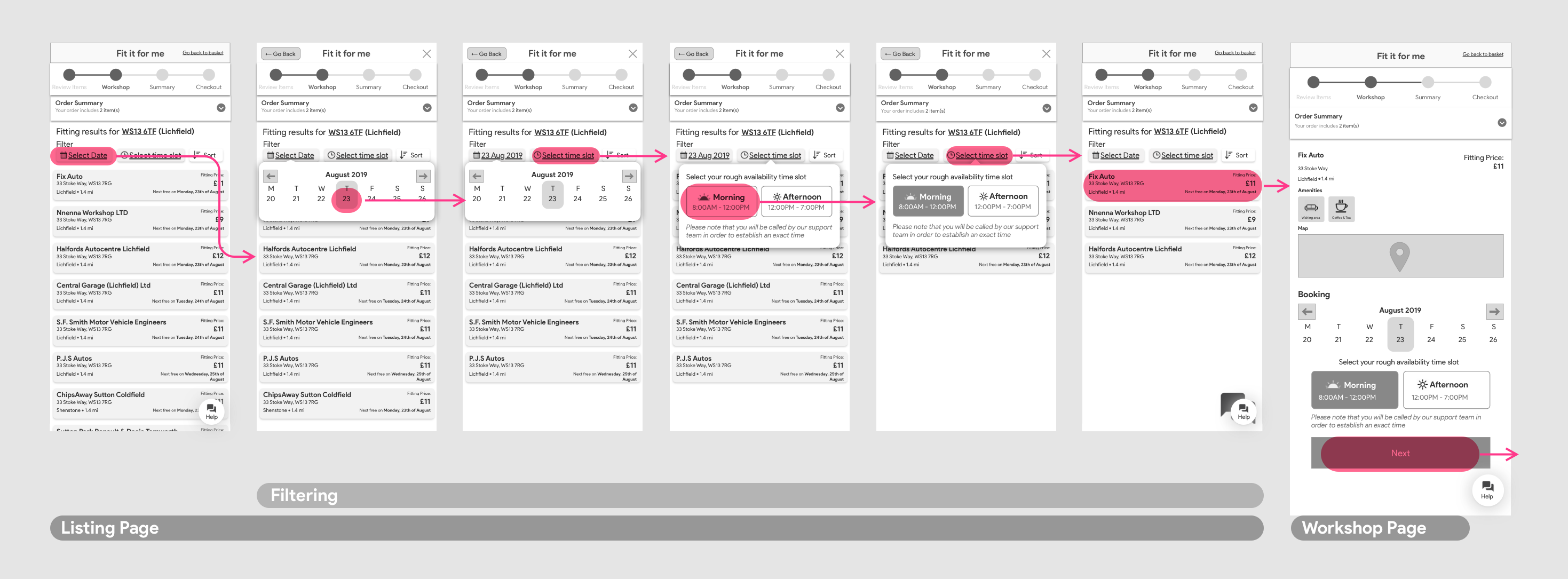 Date and time filters