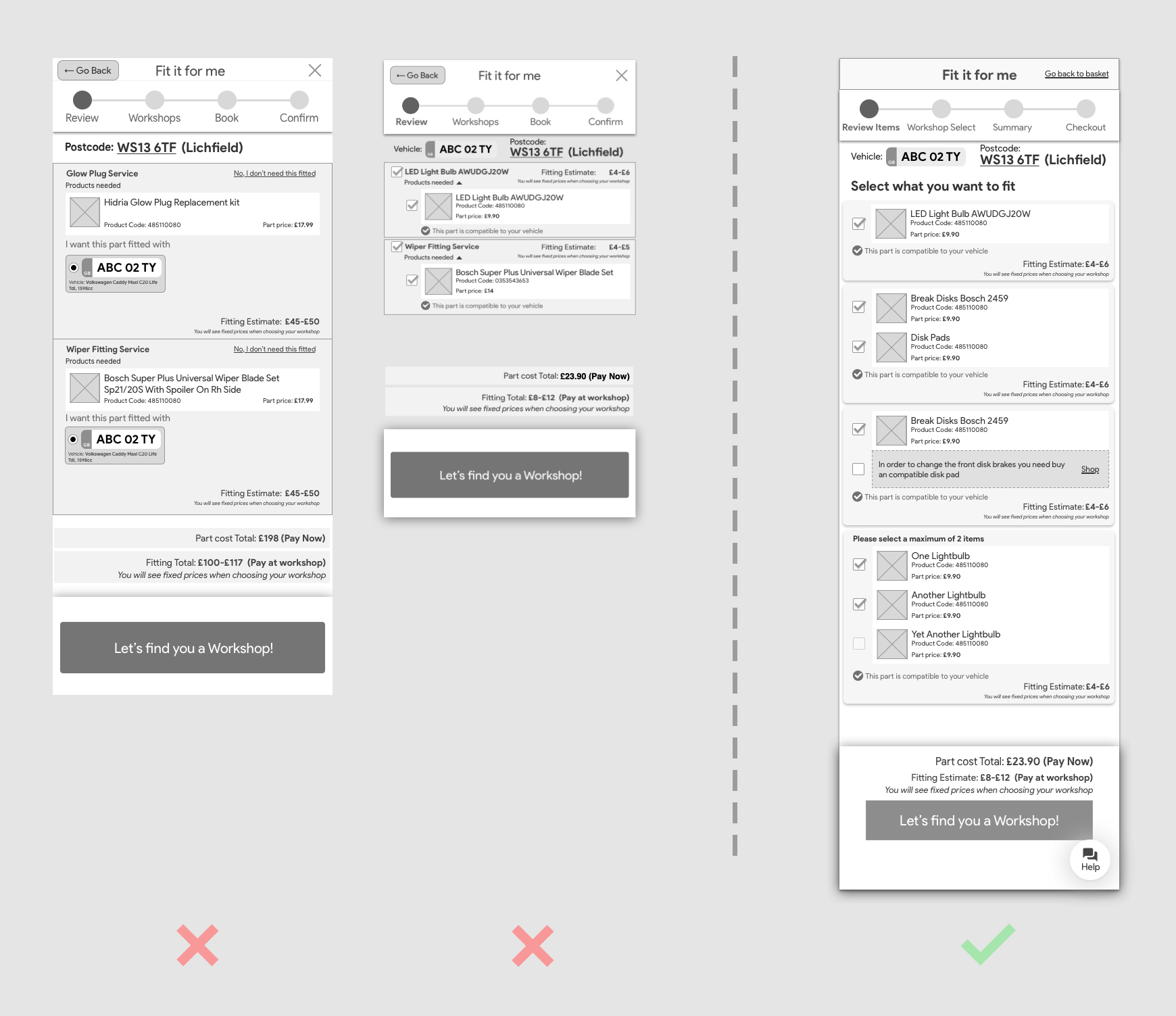 Review page