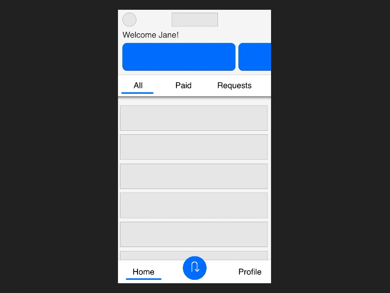 Extension request interaction